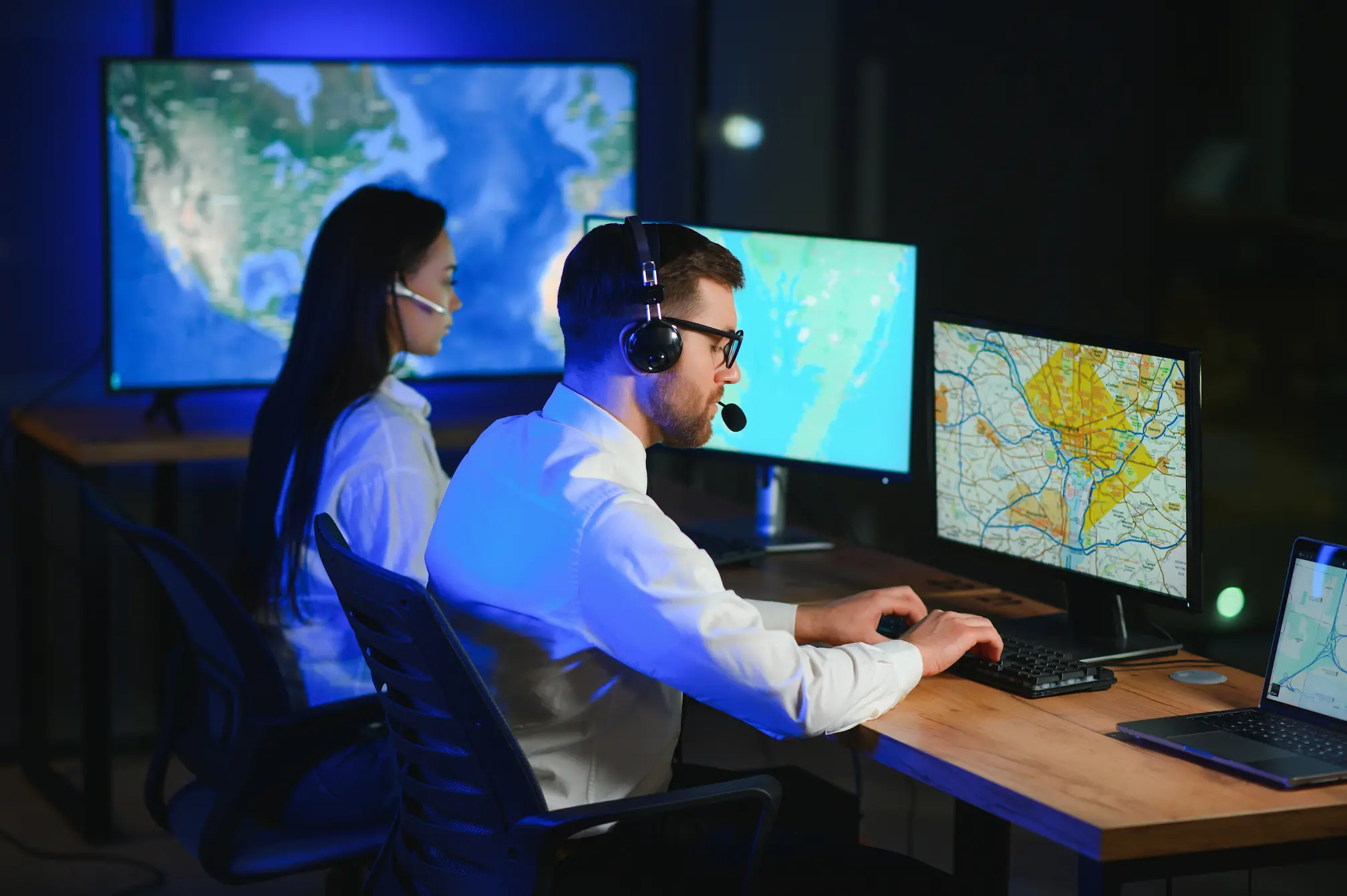 Flight monitoring control room