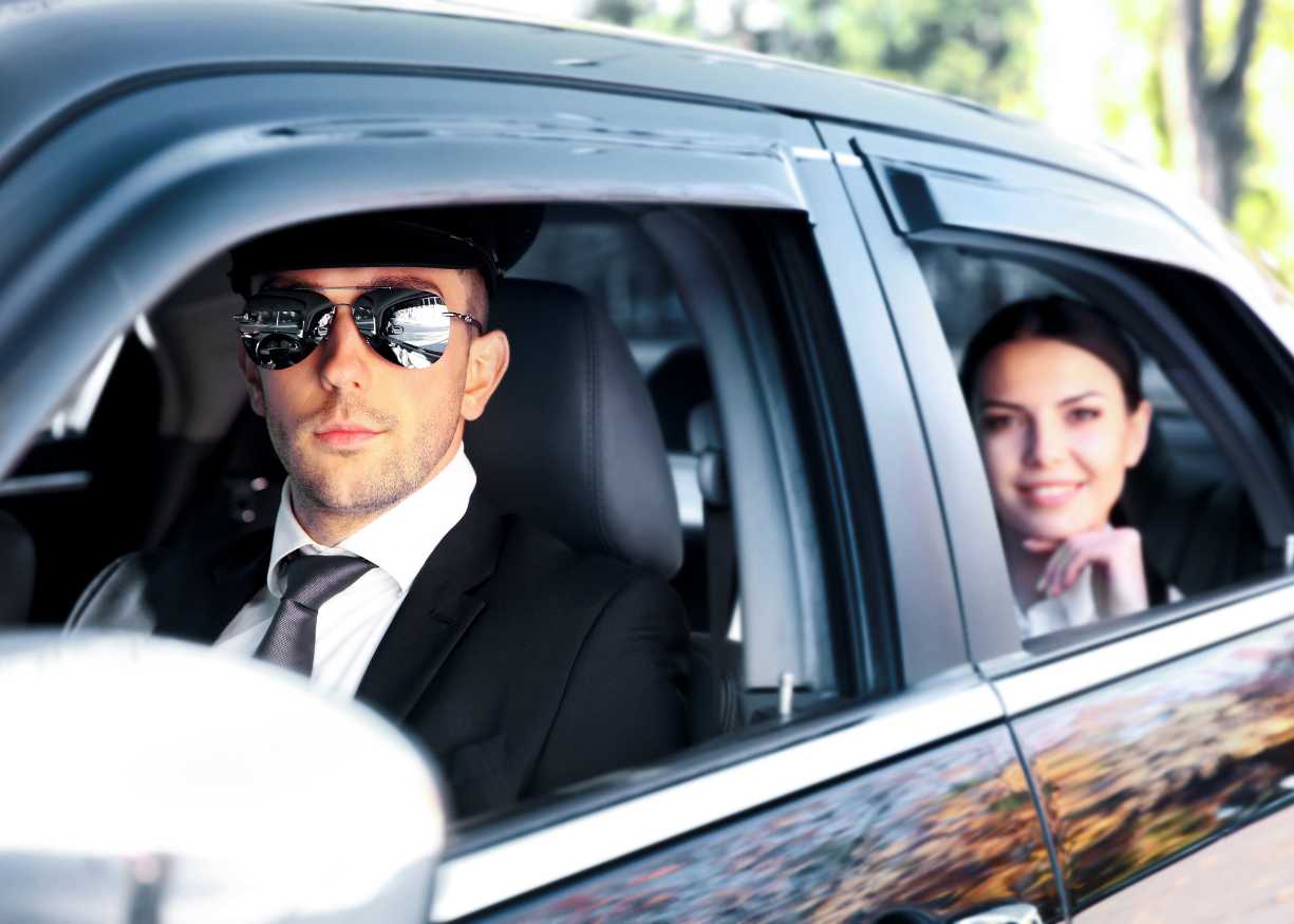 Chauffeur at London City Airport